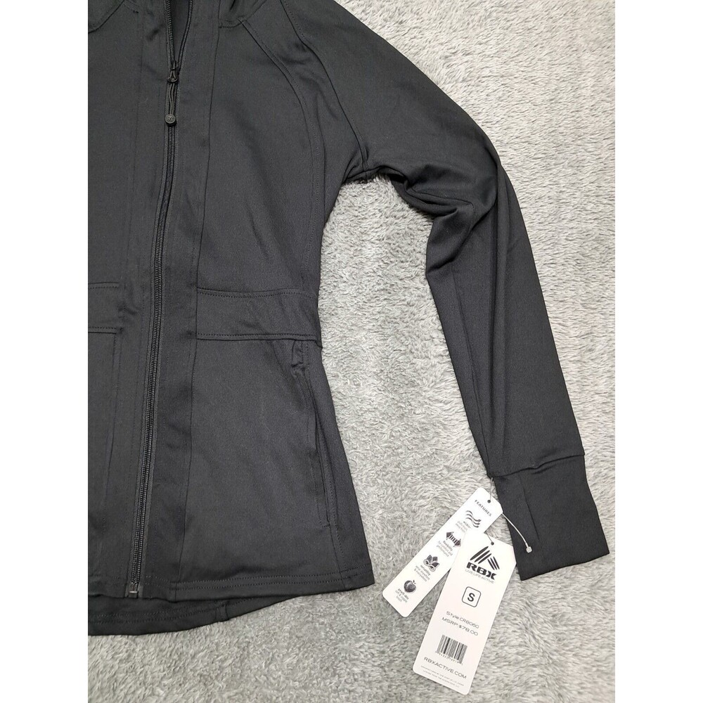 RBX Active Jacket Womens Sz Small Athletic Peach Skin Full Zip Wicking H… - Picture 4 of 13